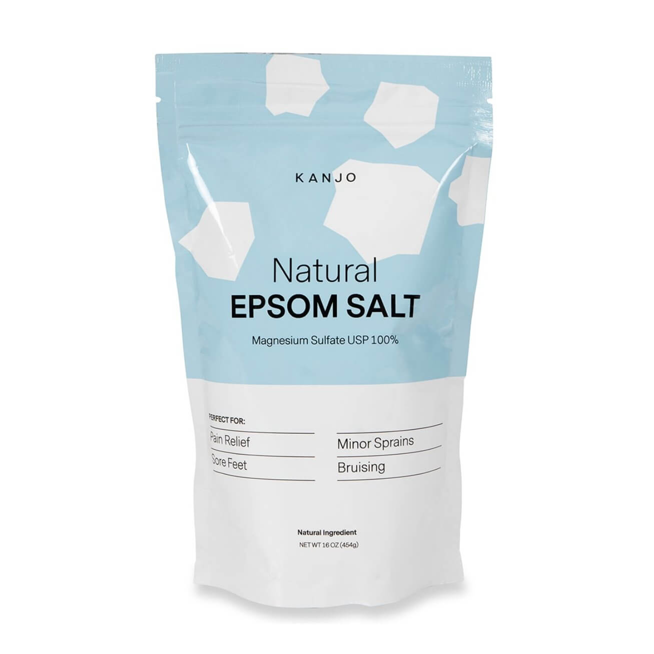 Kanjo Natural Epsom Salt, 1 lb.