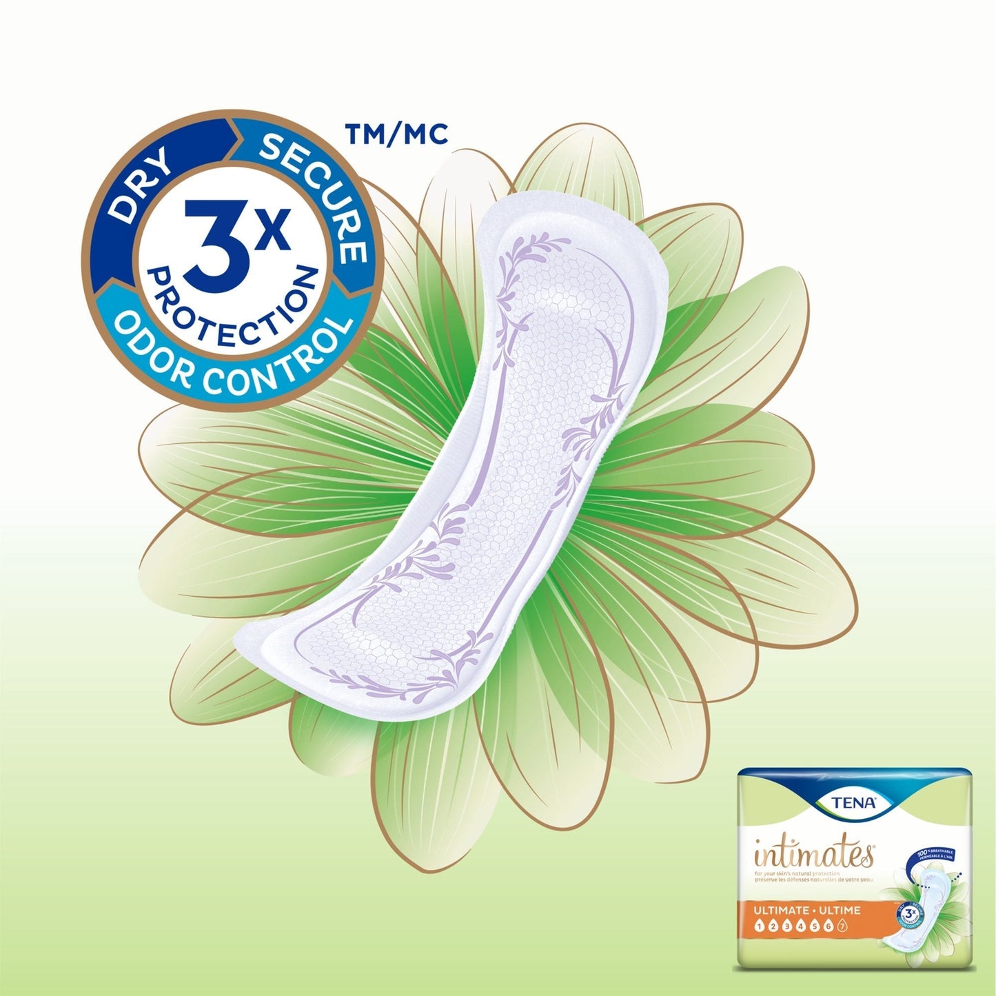 Tena® Intimates™ Ultimate Bladder Control Pad, 16" Length