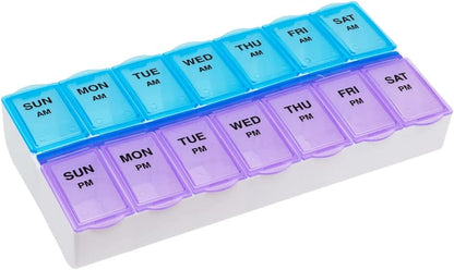 Ezy Dose® Pill Organizer, 5/8 x 1-1/4 x 7-1/4 Inch, 6 ct