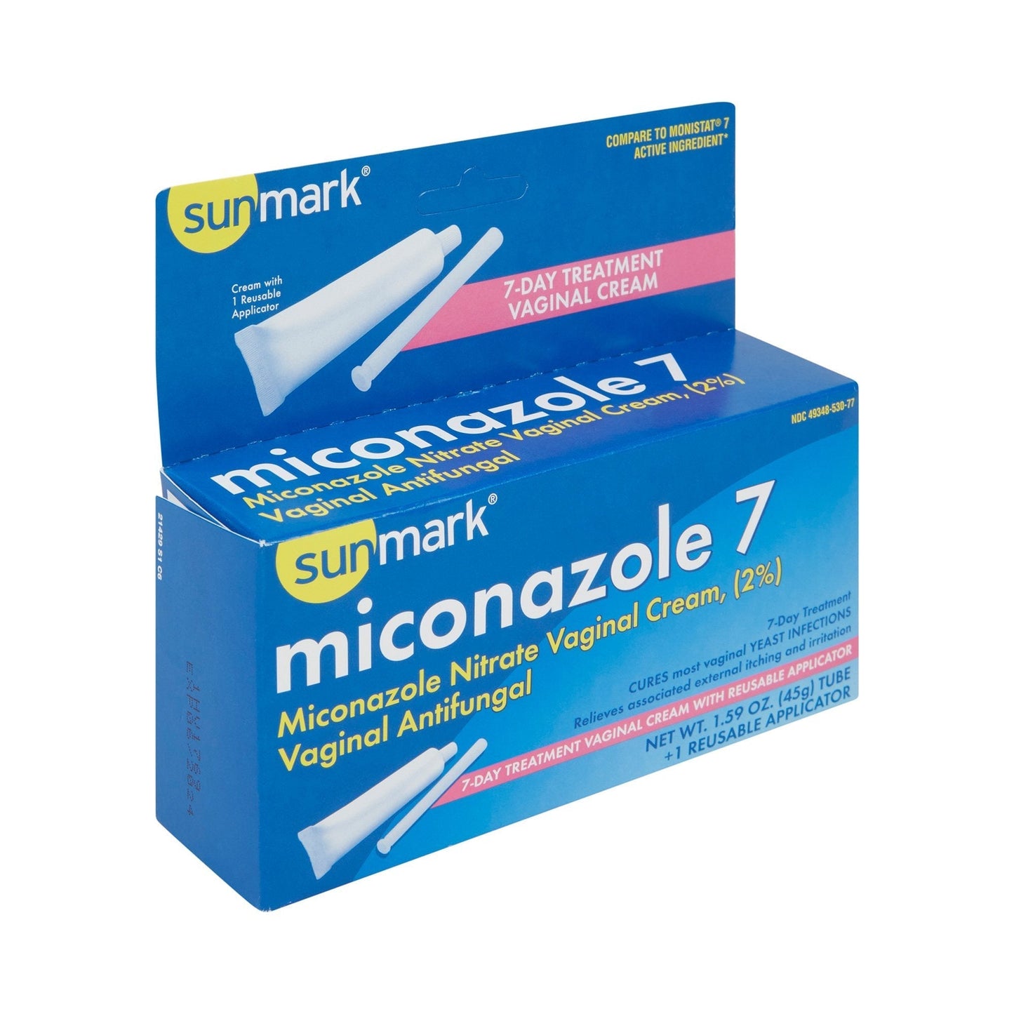 Sunmark® 2% Miconazole Nitrate Vaginal Antifungal, Reusable Applicator