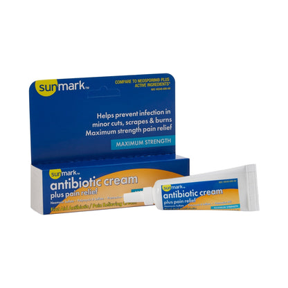 Sunmark® First Aid Antibiotic with Pain Relief, 0.5 oz. Tube