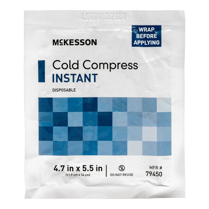 McKesson Instant Cold Pack, 4-7/10 x 5-1/2 Inch, 50 ct