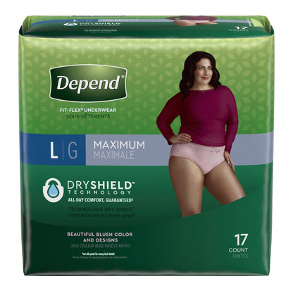 Depend® FIT-FLEX® Womens Absorbent Underwear