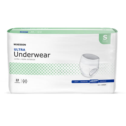 McKesson Ultra Heavy Absorbent Underwear, Small, 22 ct