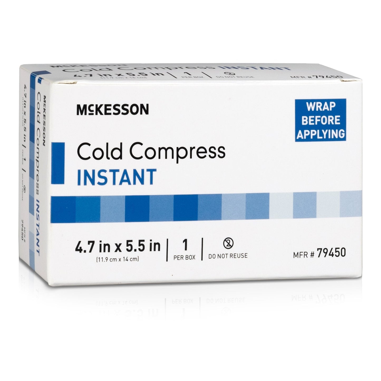 McKesson Instant Cold Pack, 4-7/10 x 5-1/2 Inch, 50 ct