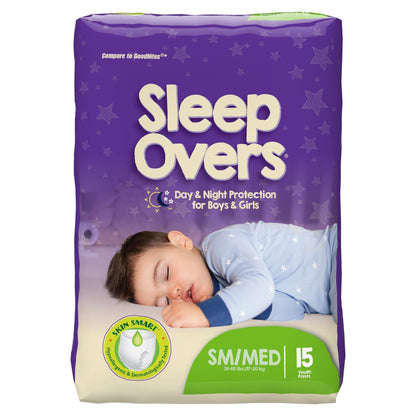 Cuties® Sleep Overs® Absorbent Underwear, Small / Medium, 60 ct