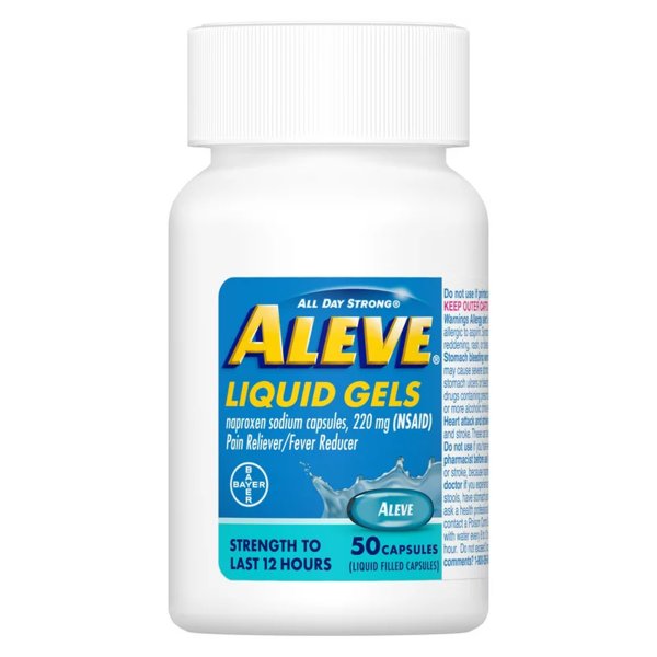 Aleve Liquid Gel Capsules, 50 ct.