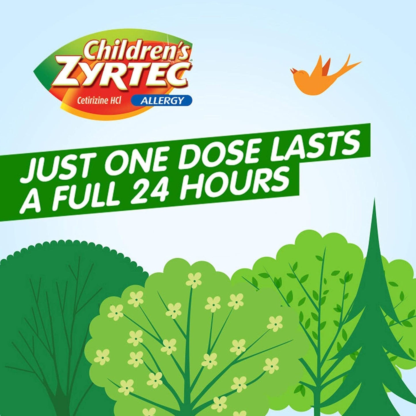 Children’s ZYRTEC® 24 HR Allergy Relief Syrup with Cetirizine HCl, 4 oz.