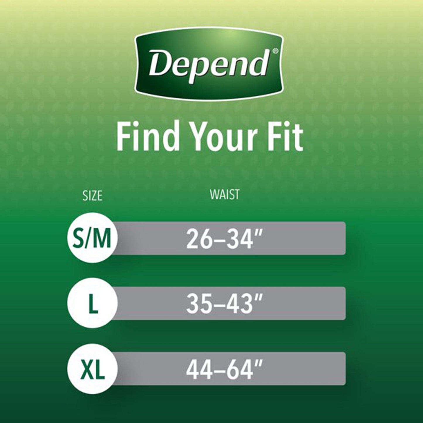 Depend® FIT-FLEX® Underwear Maximum for Men, Small/Medium, 32 ct