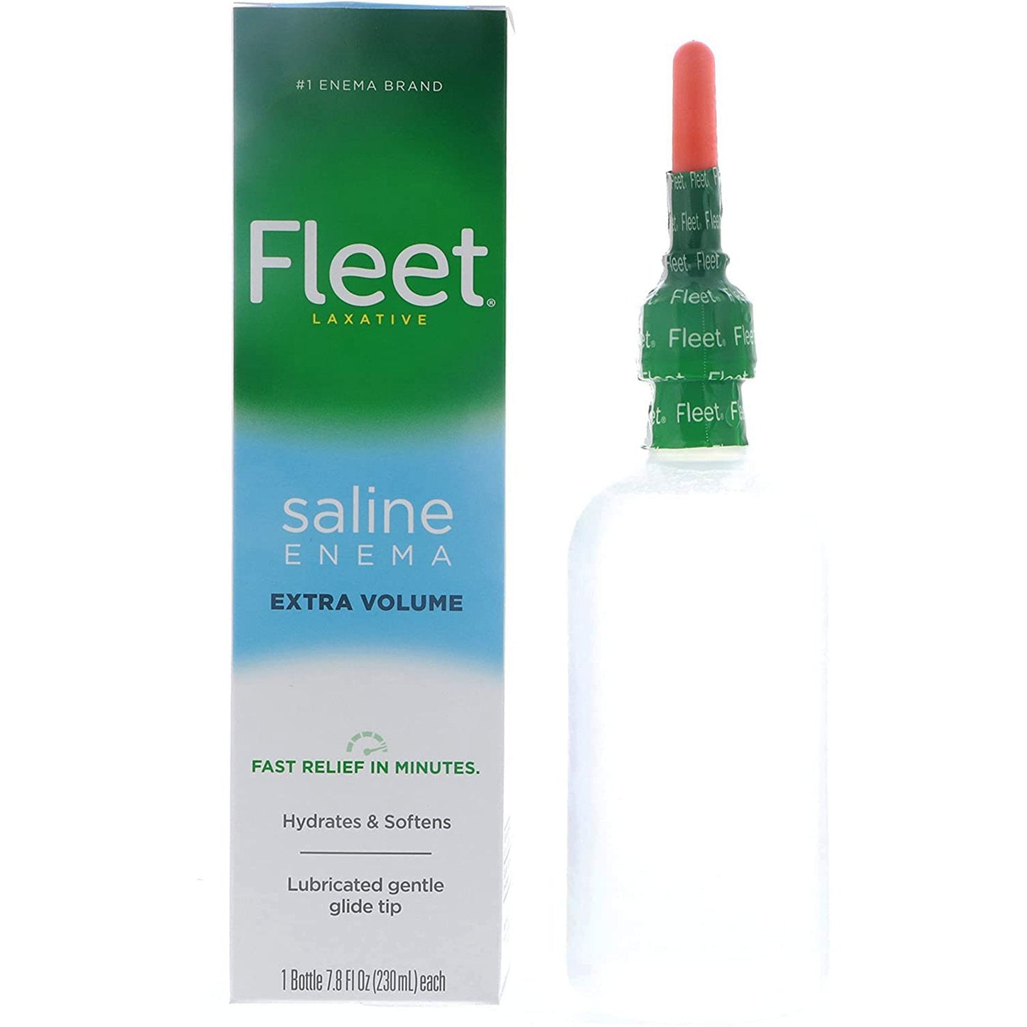 Fleet Laxative Saline Enema for Adult Constipation, 7.8 fl. oz.