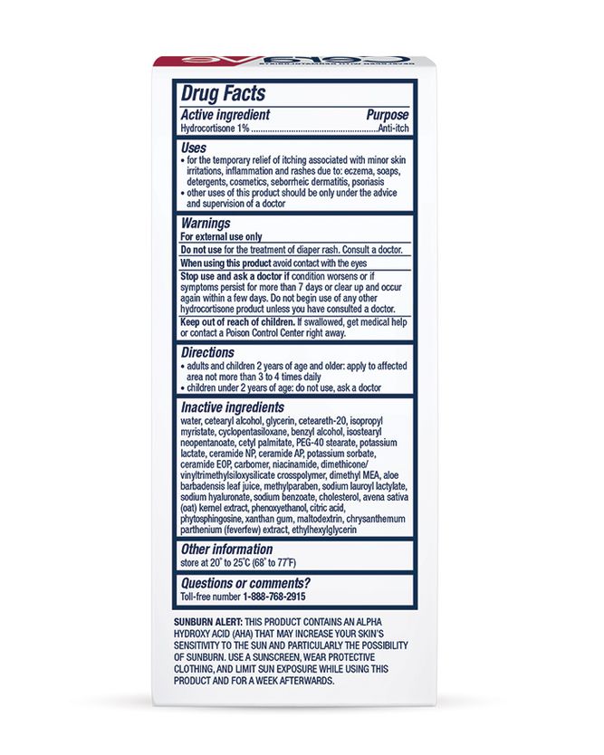 CeraVe Anti-Itch Cream 1% Hydrocortisone Cream, 1 oz.