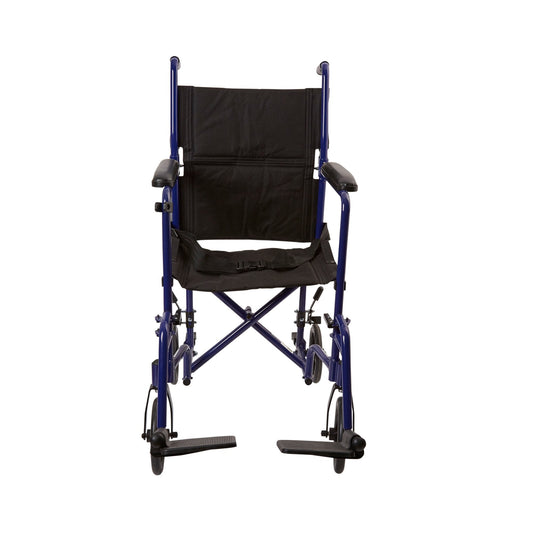 McKesson Lightweight Aluminum Transport Chair, 300 lb. Capacity