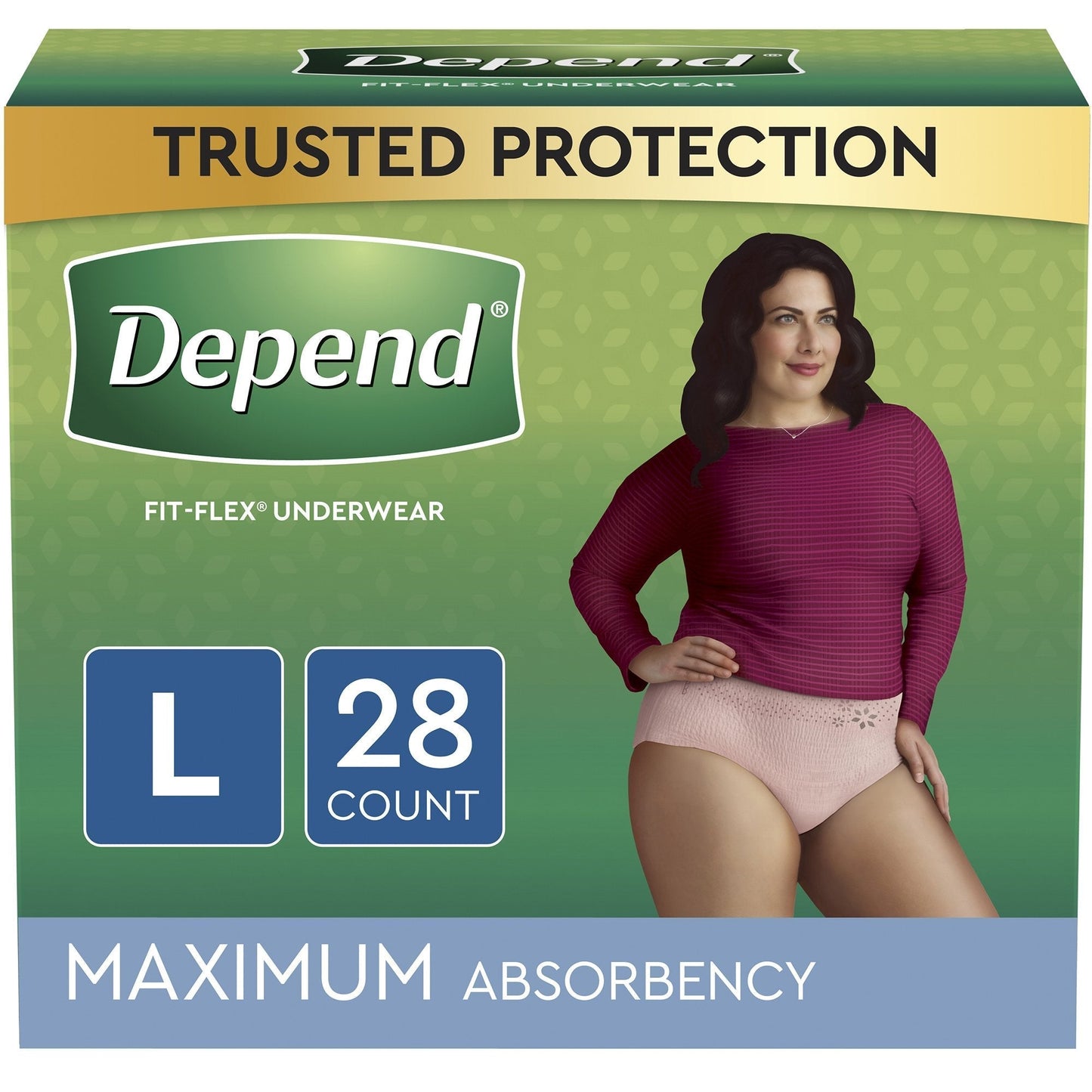 Depend® Fresh Protection™ Underwear for Women, Pull-up, Blush