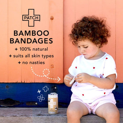 Patch Kids Panda Bamboo Bandages with Coconut Oil, 25 ct.