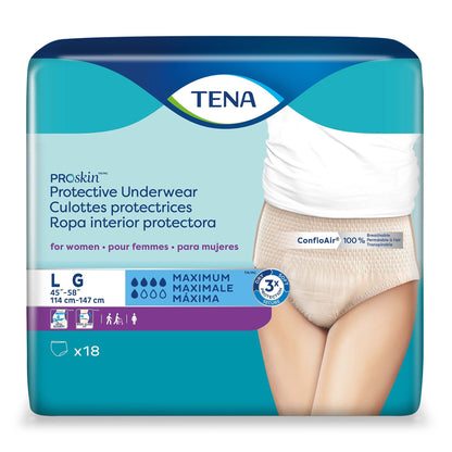 Tena® ProSkin™ Maximum Absorbent Underwear, Large, 18 ct