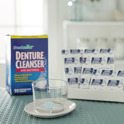 freshmint® Denture Cleanser Anti-Bacterial Tablets