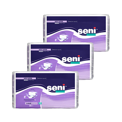 Seni® Super Heavy Absorbency Incontinence Brief, Extra Small, 25 ct