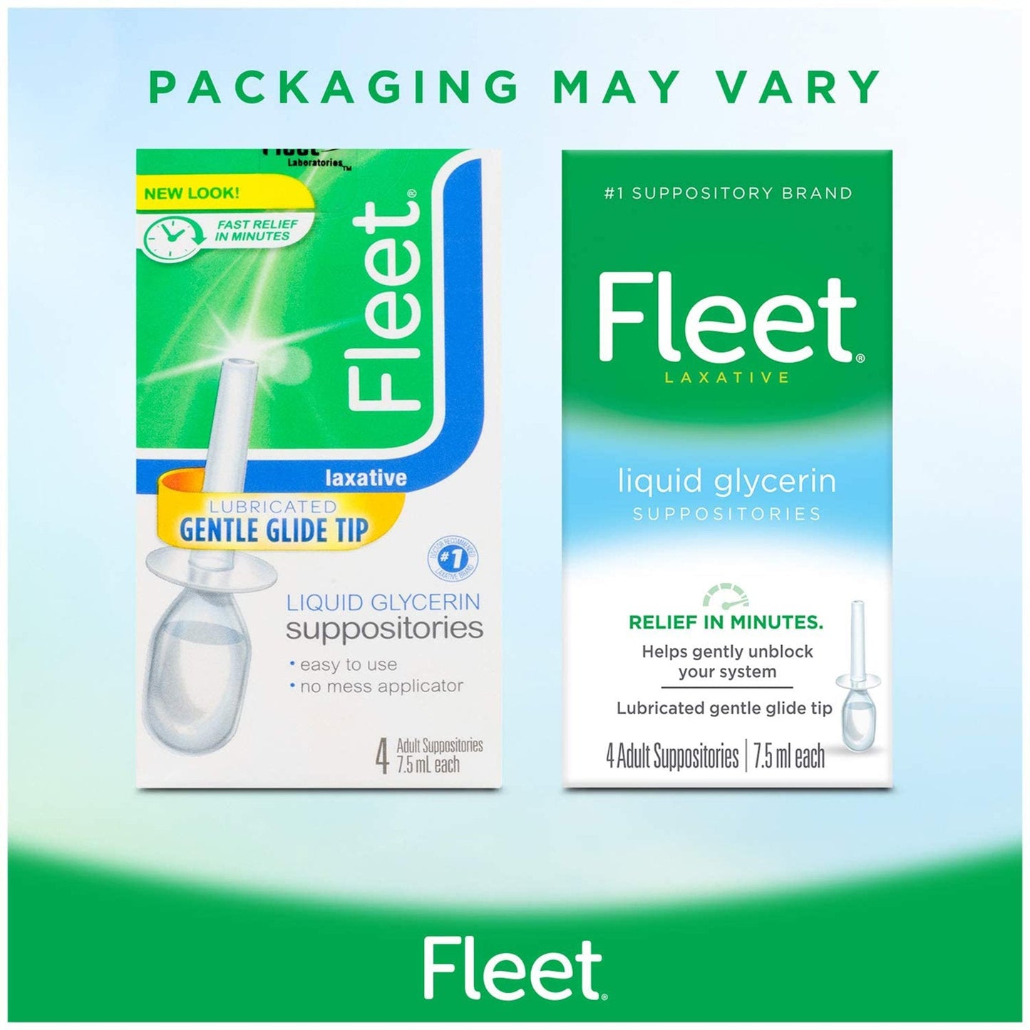 Fleet® Glycerin Laxative Suppositories, 5.4 ml, 4 ct.