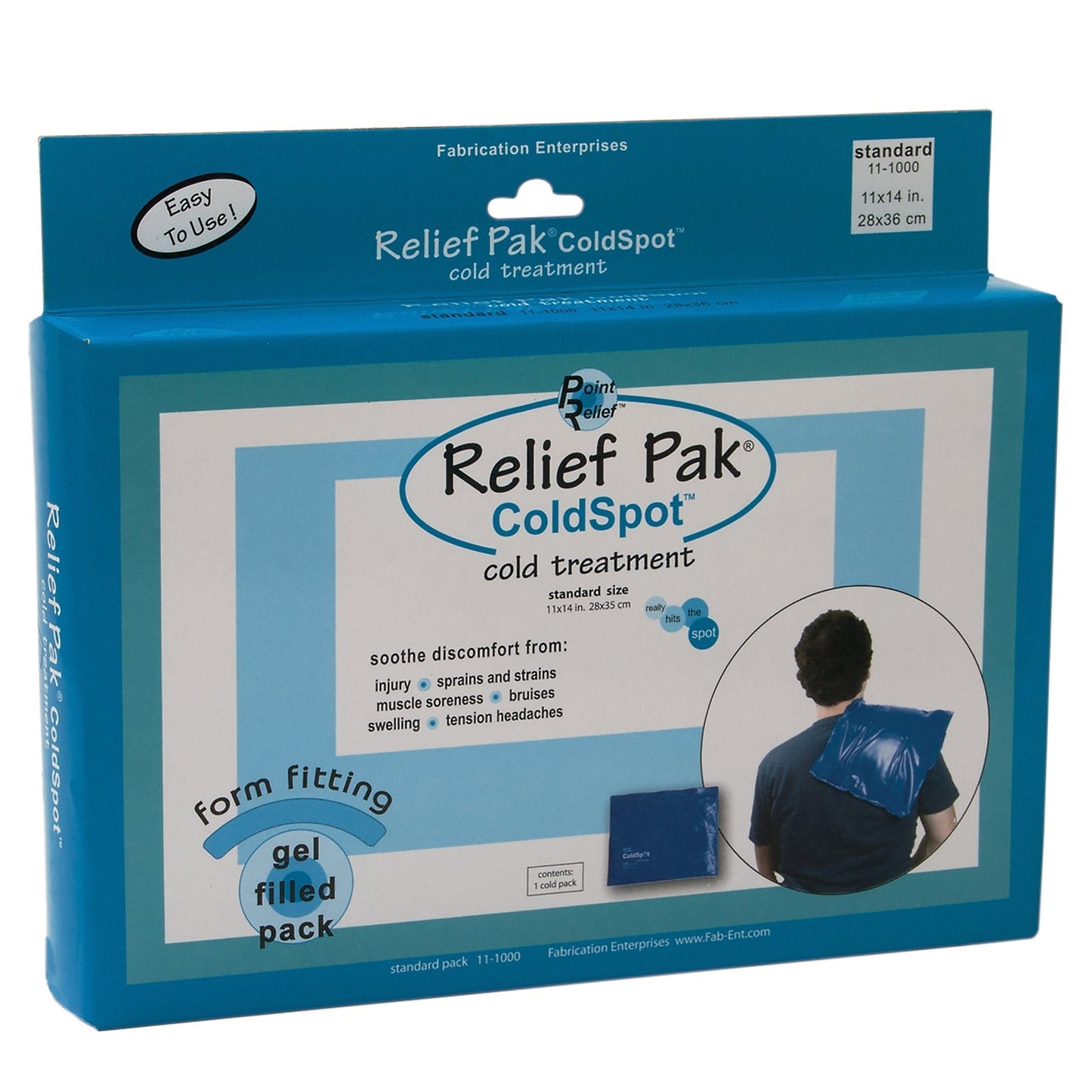 Relief Pak® ColdSpot™ Blue Vinyl Pack, 11 x 14 Inch