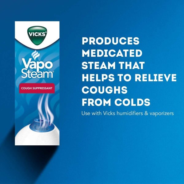 Vicks VapoSteam Vaporizer Solution 8 oz.