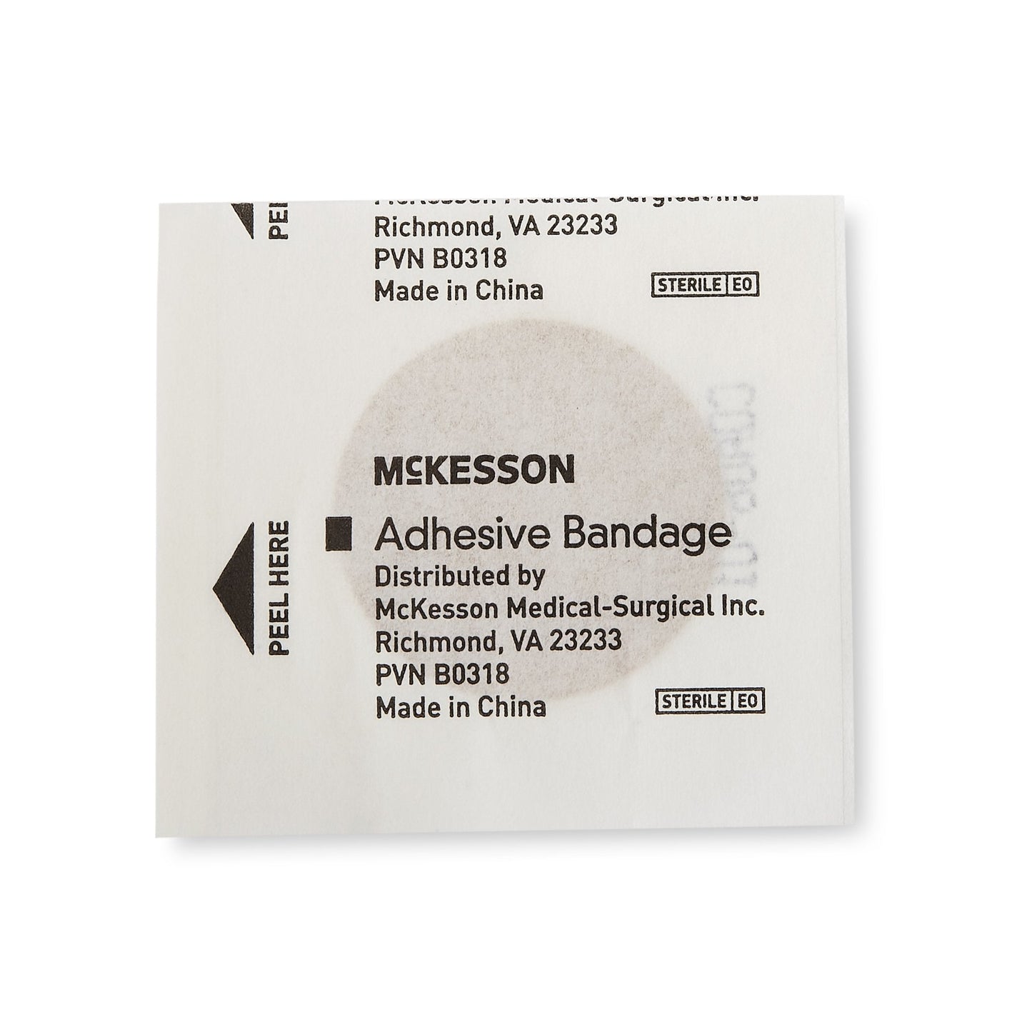 McKesson Round Tan Adhesive Spot Bandage, 1 Inch, 100 ct