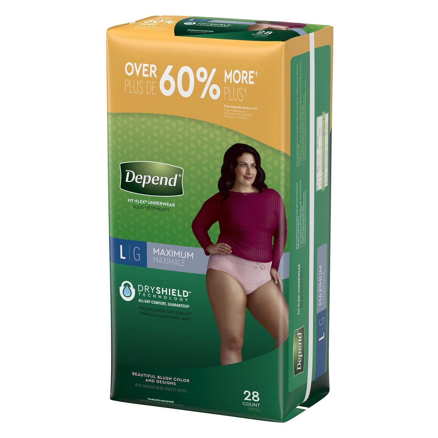 Depend® Fresh Protection™ Underwear for Women, Pull-up, Blush