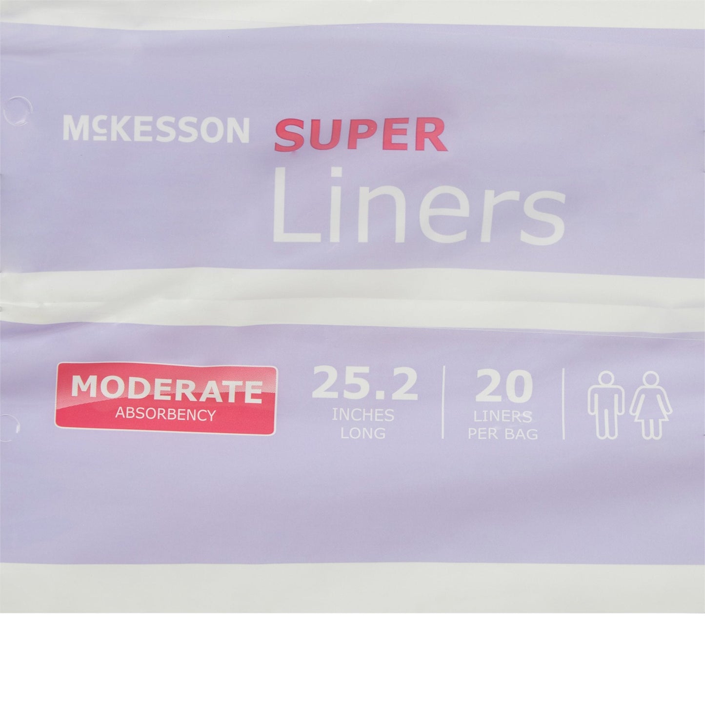 McKesson Super Incontinence Liner, 20 ct