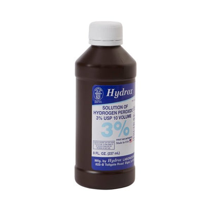 Hydrox 3% Hydrogen Peroxide Antiseptic, 8 oz.