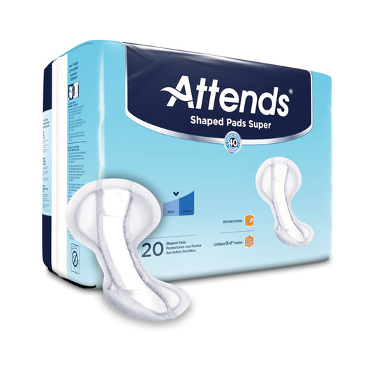 Attends® Shaped Pads Super, 20 ct