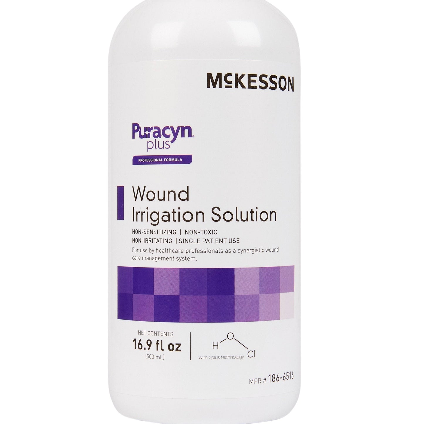 Wound Cleanser McKesson Puracyn® Plus Professional 16.9 oz. Flip Top Bottle NonSterile Antimicrobial