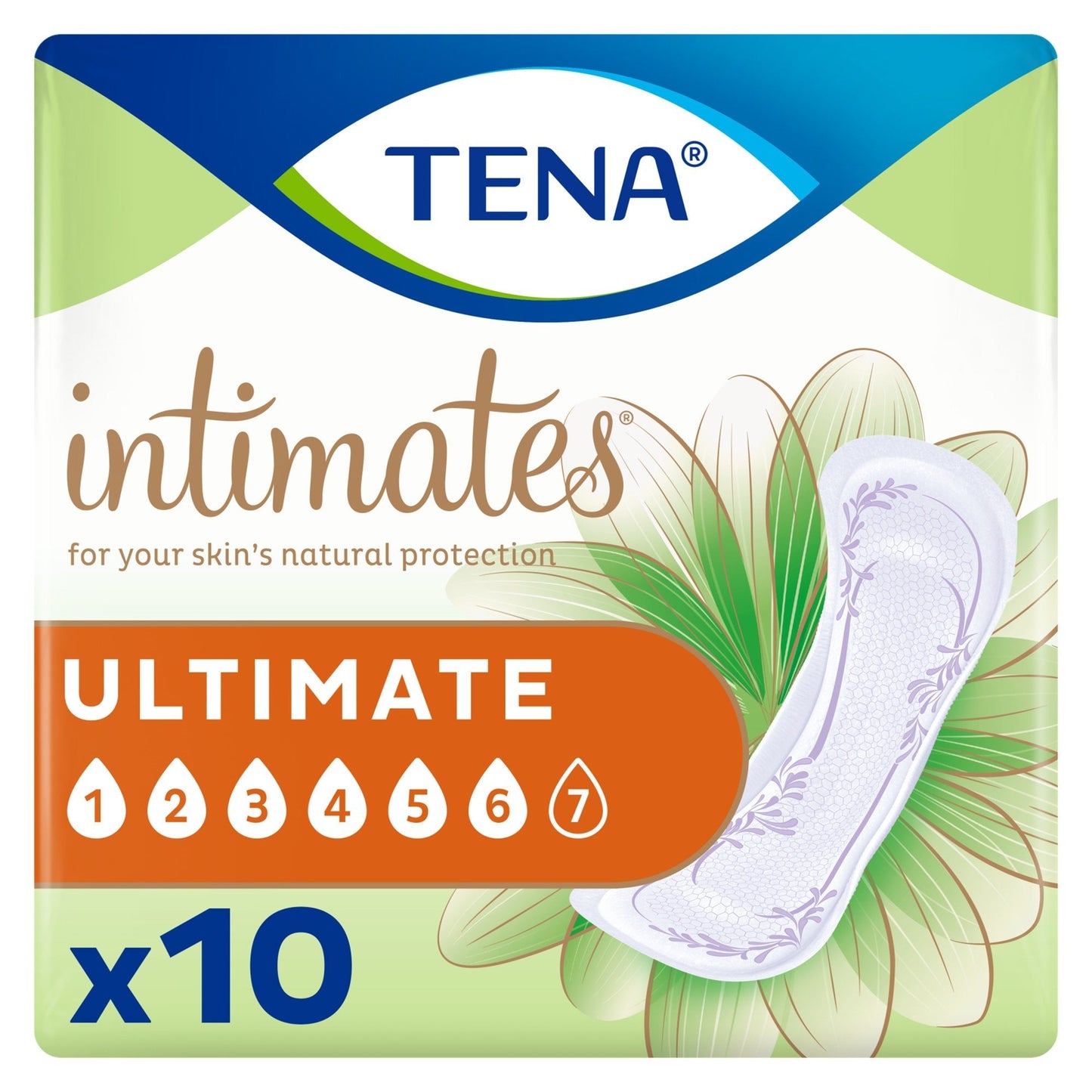 Tena® Intimates™ Ultimate Bladder Control Pad, 16" Length, 10 ct