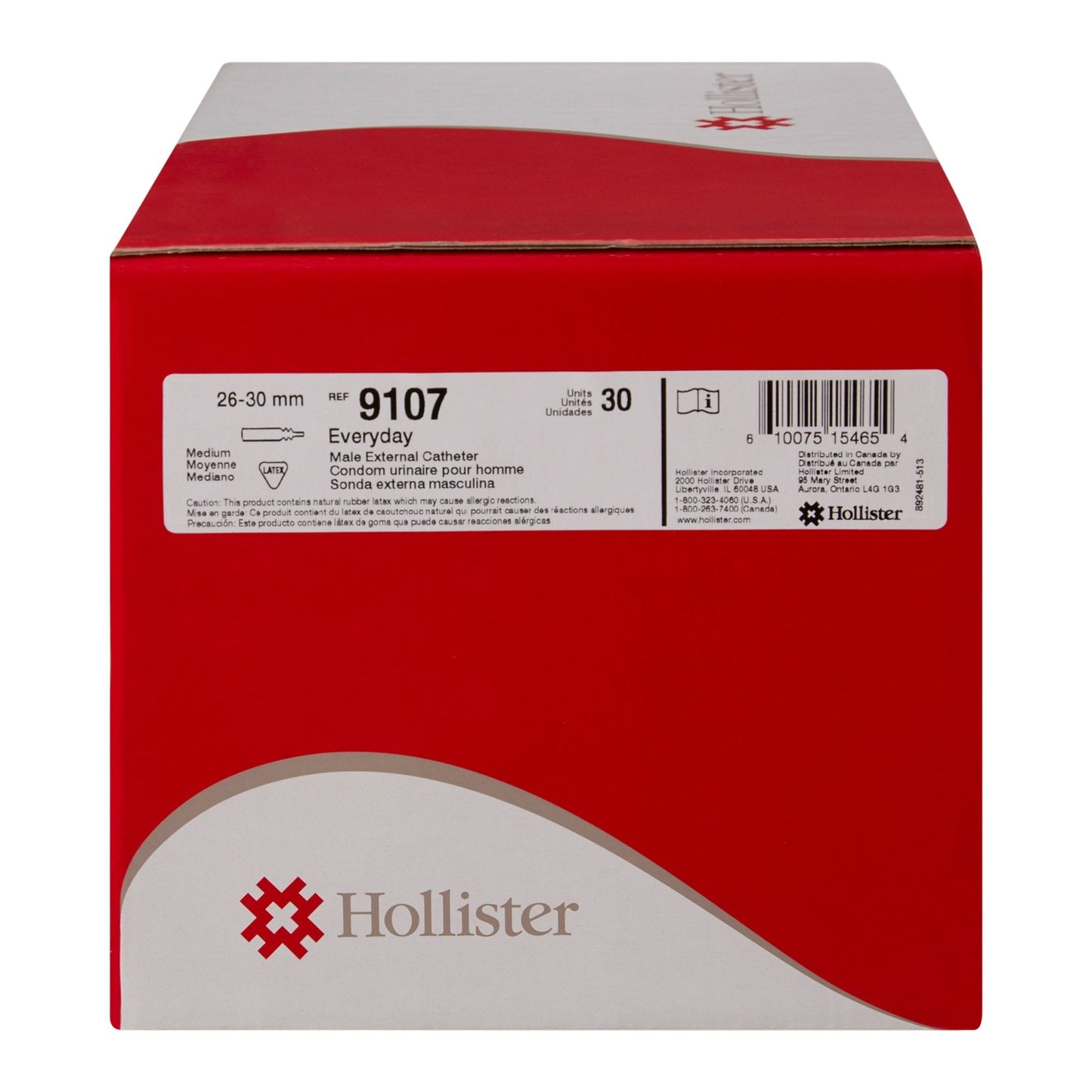 Hollister Everyday™ Male External Catheter, Medium, 30 ct