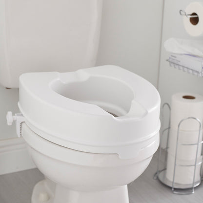 McKesson Raised Toilet Seat, 4-Inch Height