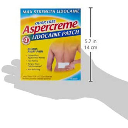 Aspercreme® Lidocaine Topical Pain Relief Patch, 5 ct.