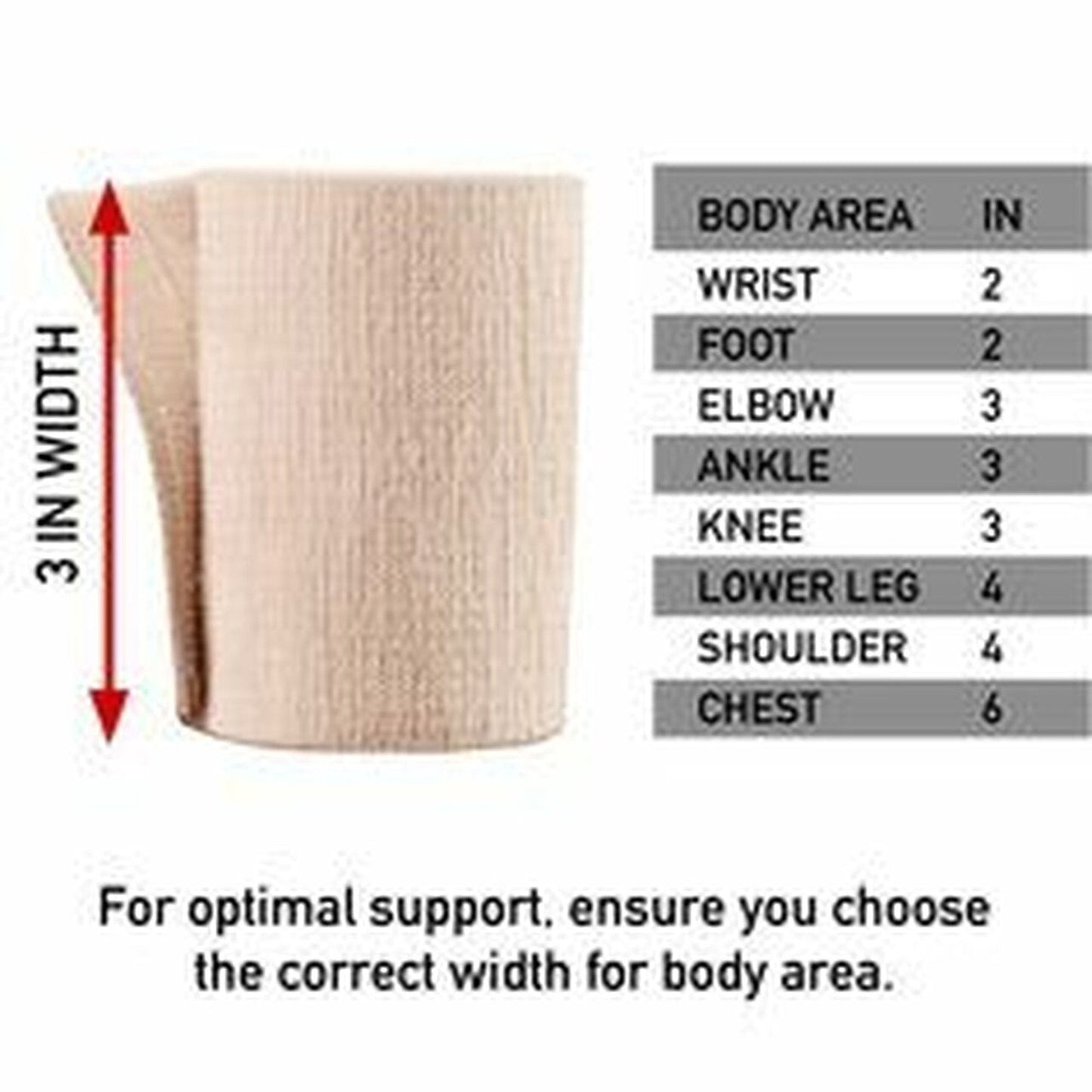 3M™ Ace™ Single Hook and Loop Closure Elastic Bandage, 2 " x 4-2/10 Foot