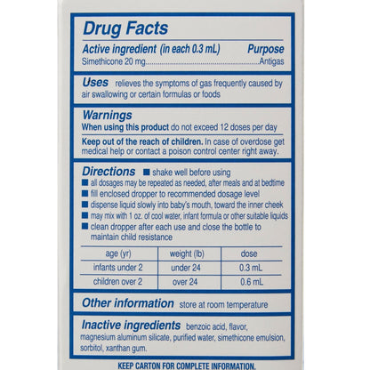 Sunmark® Simethicone Infant Gas Relief, 1 oz. Dropper Bottle