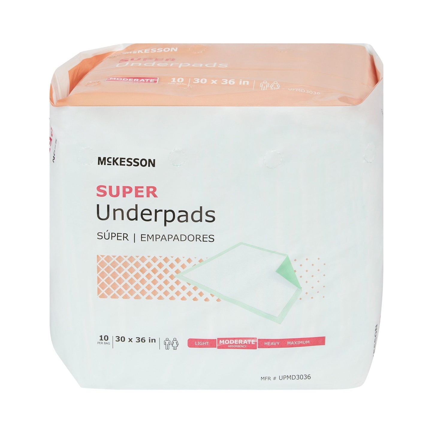 McKesson Super Underpads, Moderate Absorbency