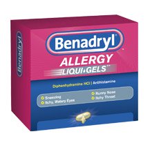 Benadryl® Allergy Relief 25 mg Strength Liqui-Gels, 24 ct.