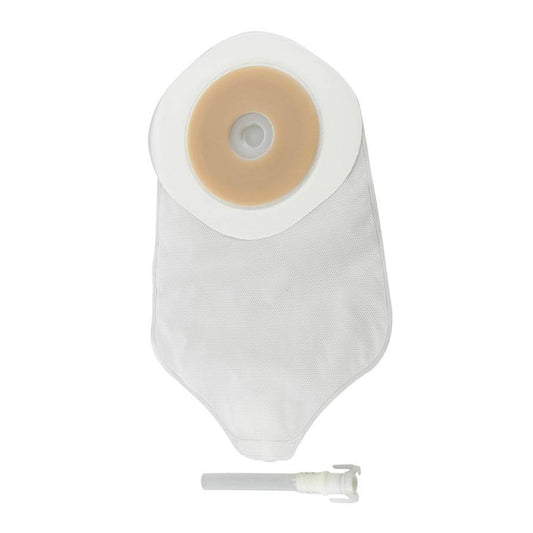 ActiveLife® One-Piece Drainable Transparent Urostomy Pouch, 11 Inch Length, 1.25 Inch Stoma, 10 ct