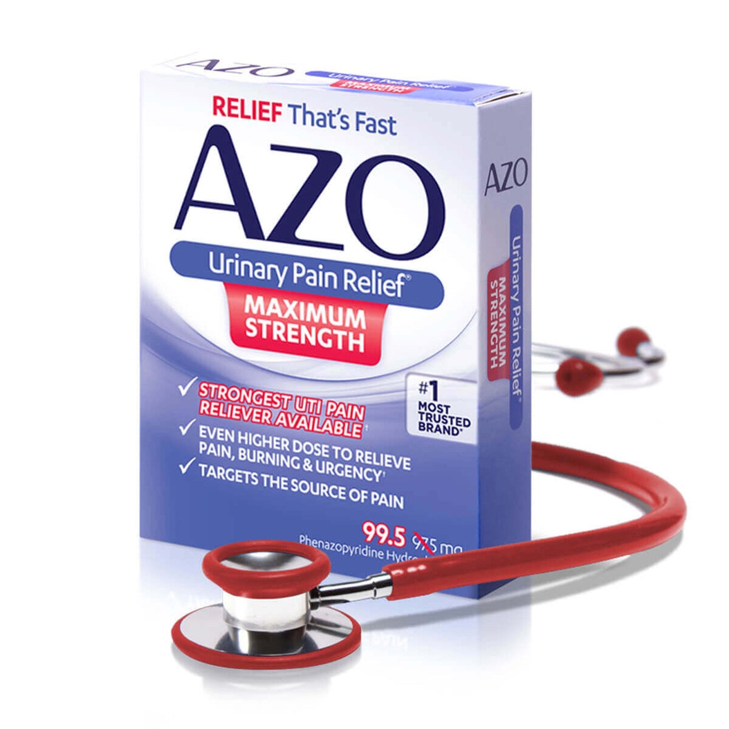 AZO® Maximum Strength Phenazopyridine Urinary Pain Relief, 12 tablets