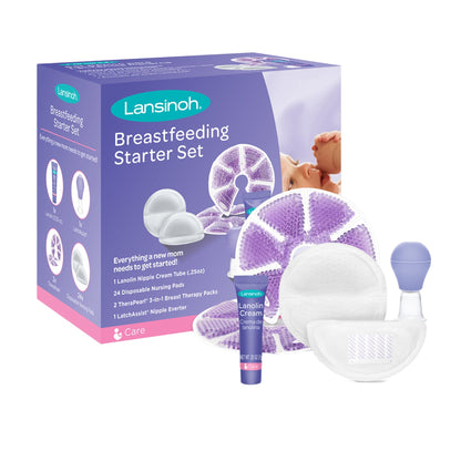 Lansinoh® Breastfeeding Starter Set, 4 ct