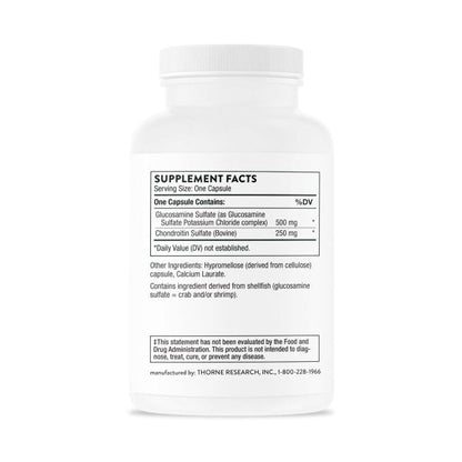 Thorne Glucosamine & Chondroitin Supplement Capsules, 90 ct.