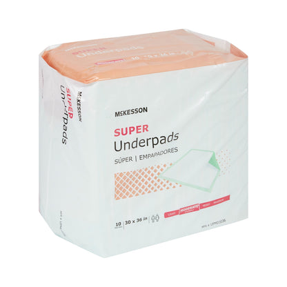 McKesson Super Underpads, Moderate Absorbency