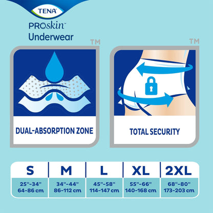 Tena® Ultimate-Extra Absorbent Underwear, Large, 16 ct