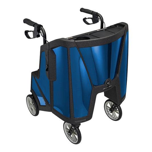 Tour 4 Wheel Rollator, 31 to 37 " Handle Height, Midnight Blue