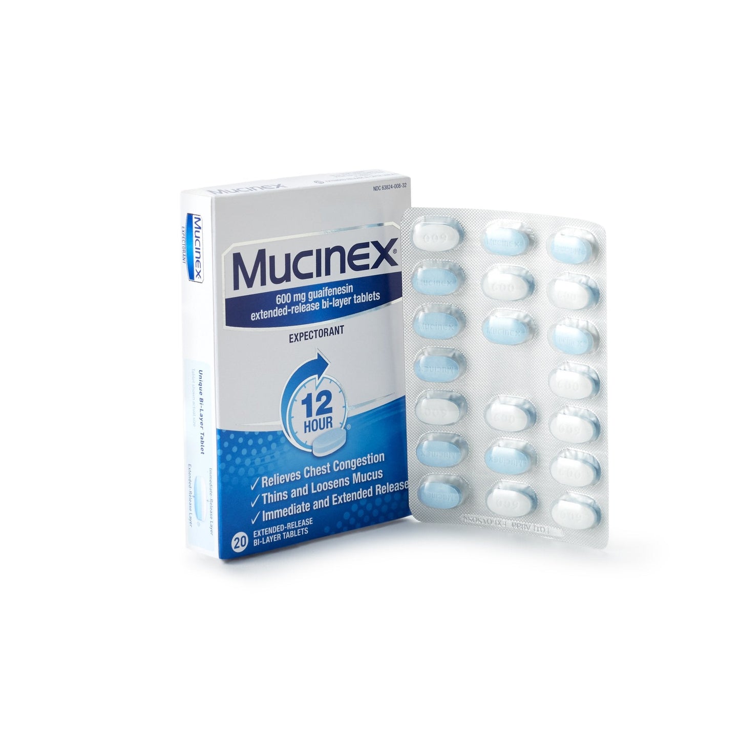 Mucinex 12-HR Expectorant Extended Release Tablets