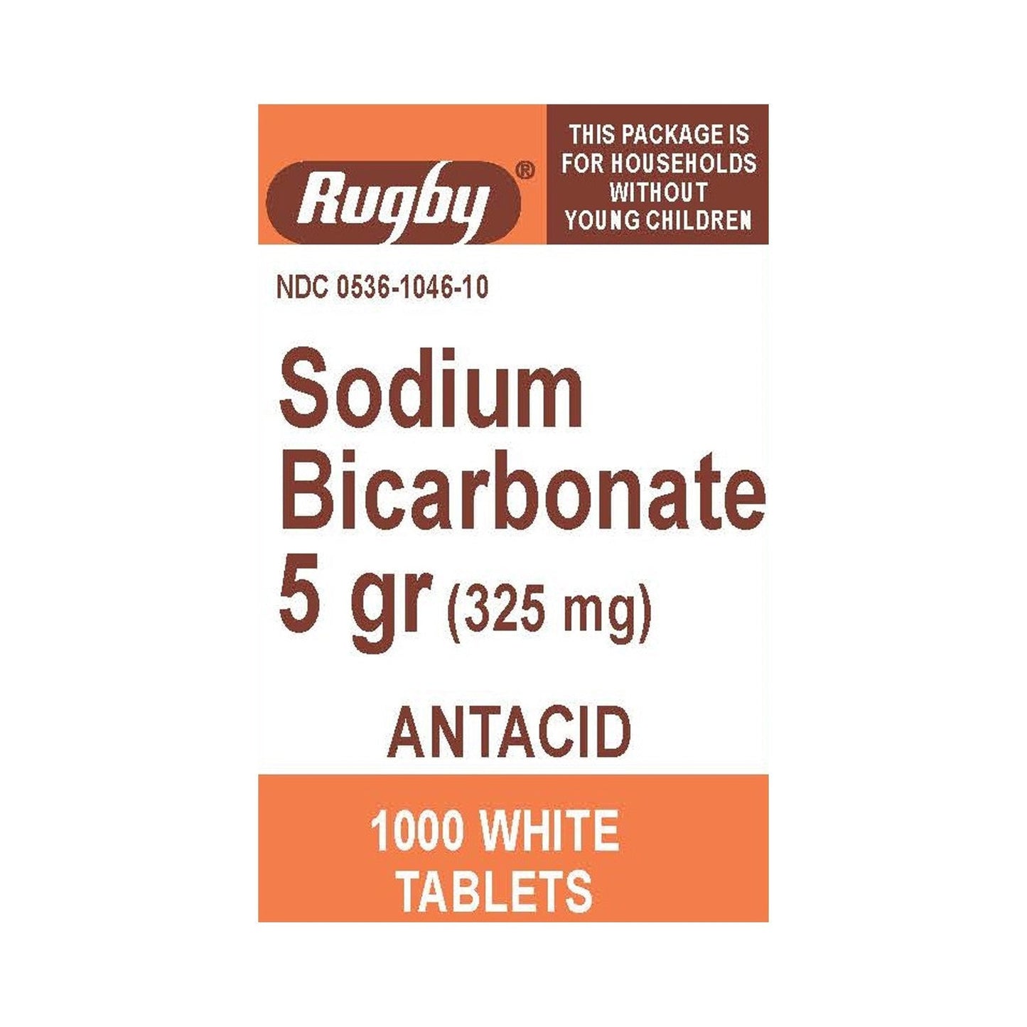 Major® 325 mg Sodium Bicarbonate Antacid, 1000 ct.