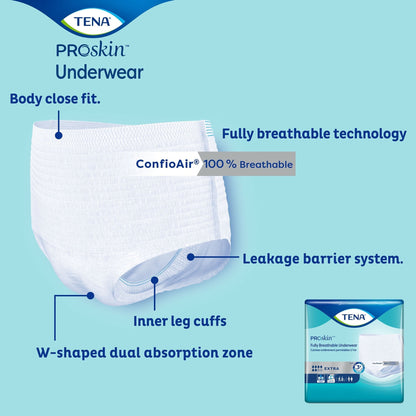 Tena® Ultimate-Extra Absorbent Underwear, Extra Large, 12 ct