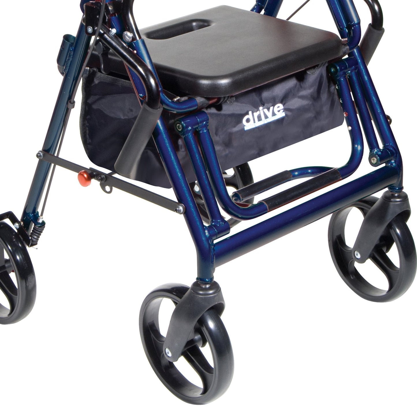 Drive™ Duet 4 Wheel Rollator, Blue