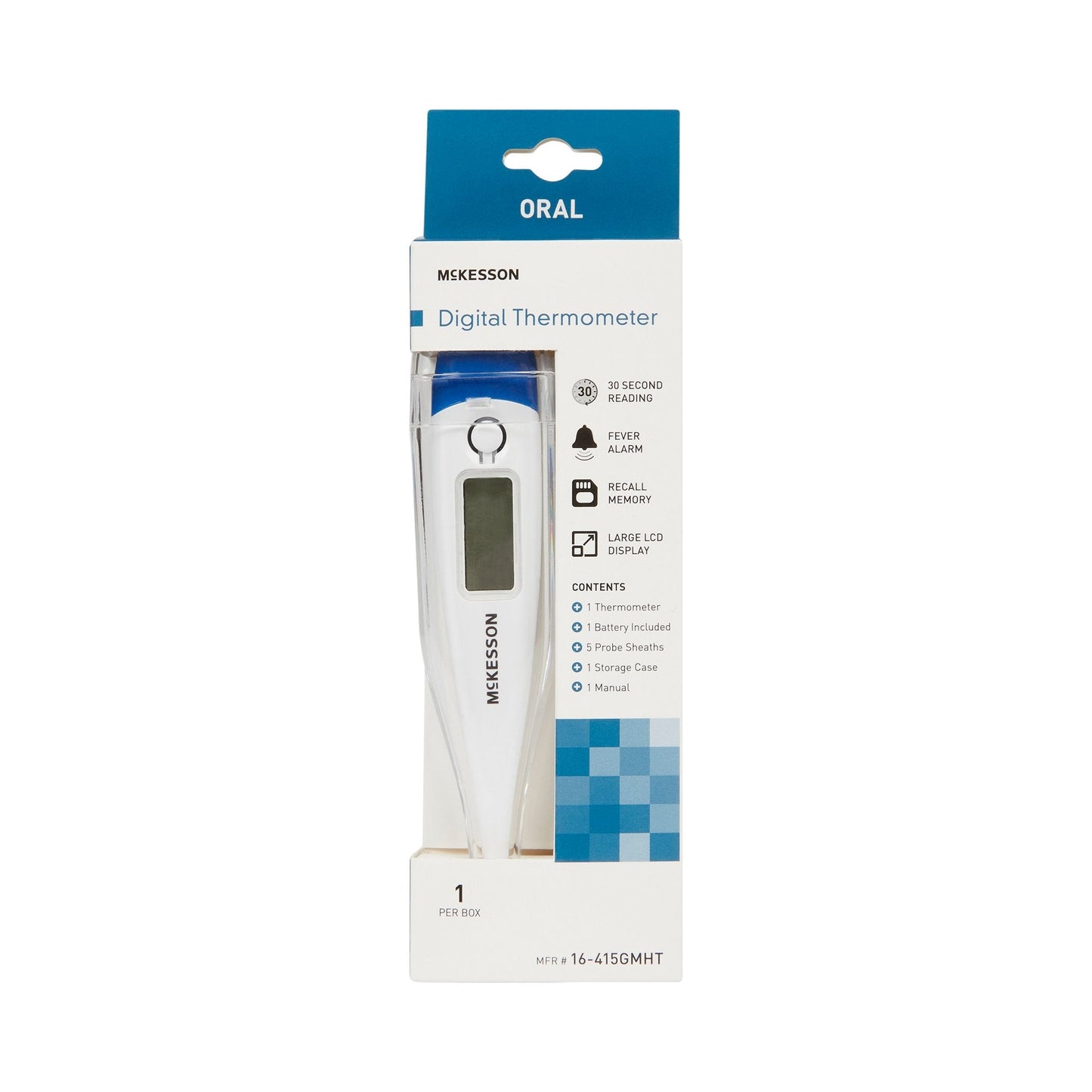 McKesson Digital Oral Thermometer, 20 ct